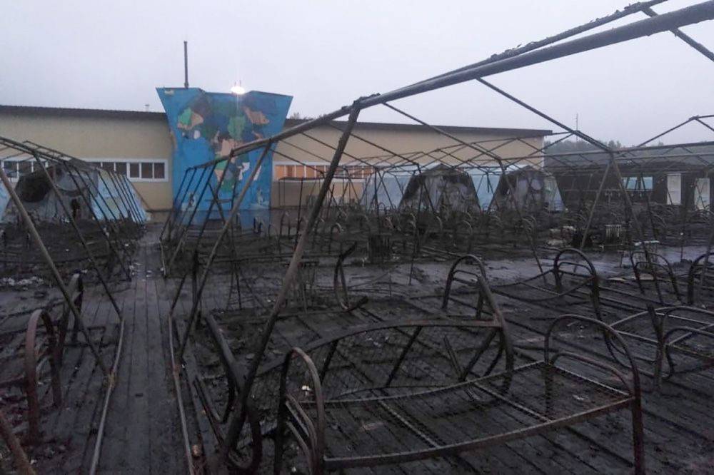 В палаточном лагере в Хабаровском крае произошел пожар четыре ребенка погибли