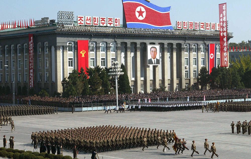 Северная корея парад