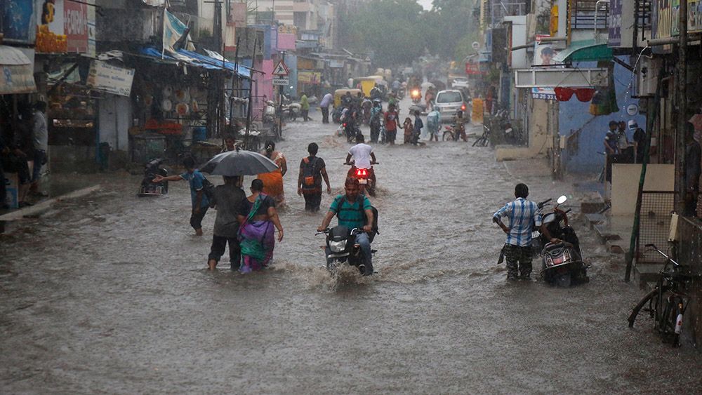 На юге Индии больше ста человек погибли в наводнении